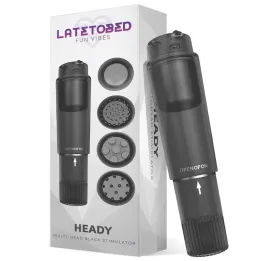 Heady Estimulador con 4 Cabezales Negro de Latetobed