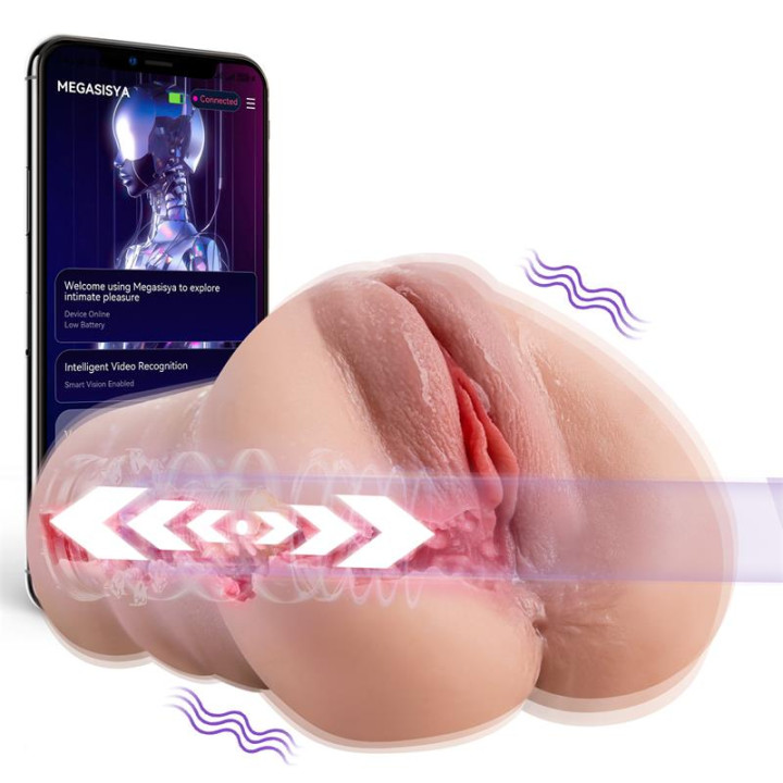 Sora Vagina y Ano con Thrusting, Vibracion y APP 1.54 kg de Xise | VibraZon