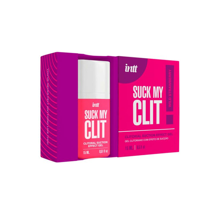 Suck My Clit Fresa Salvaje Succión Gel de Intt | VibraZon