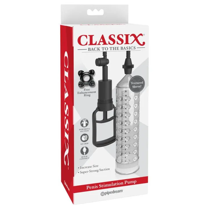 Bomba de Succión Texturizada para el Pene 62 cm de Classix