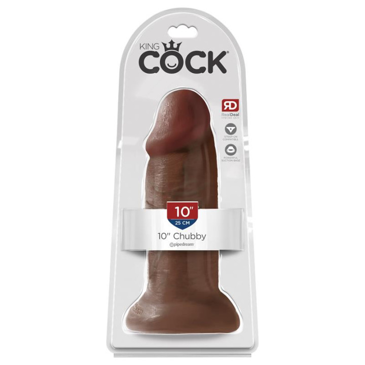 Dildo Chubby 10 Marron de King Cock | VibraZon