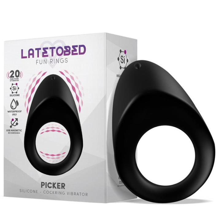 Picker Anillo Vibrador Parejas Silicona de Latetobed | VibraZon