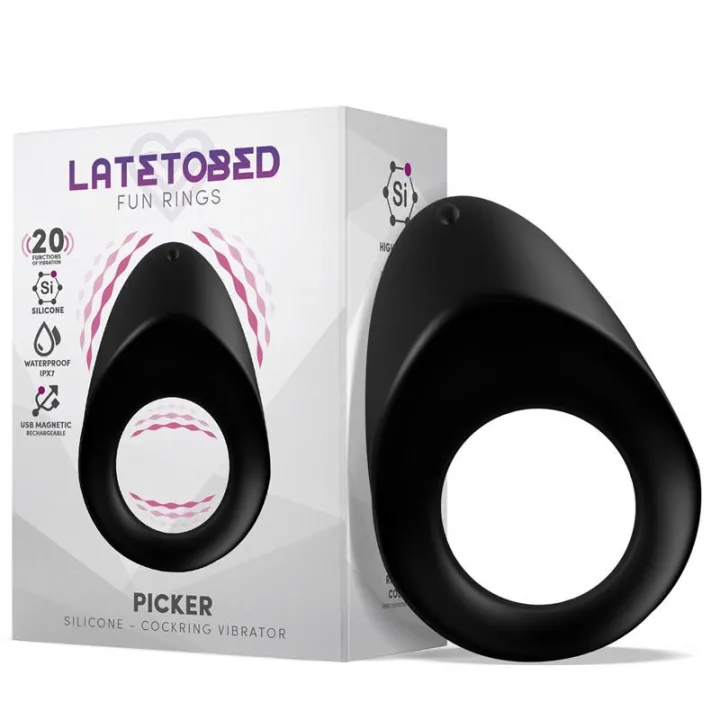Picker Anillo Vibrador Parejas Silicona de Latetobed