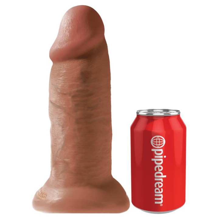 Dildo Chubby 10 Bronceado de King Cock | VibraZon