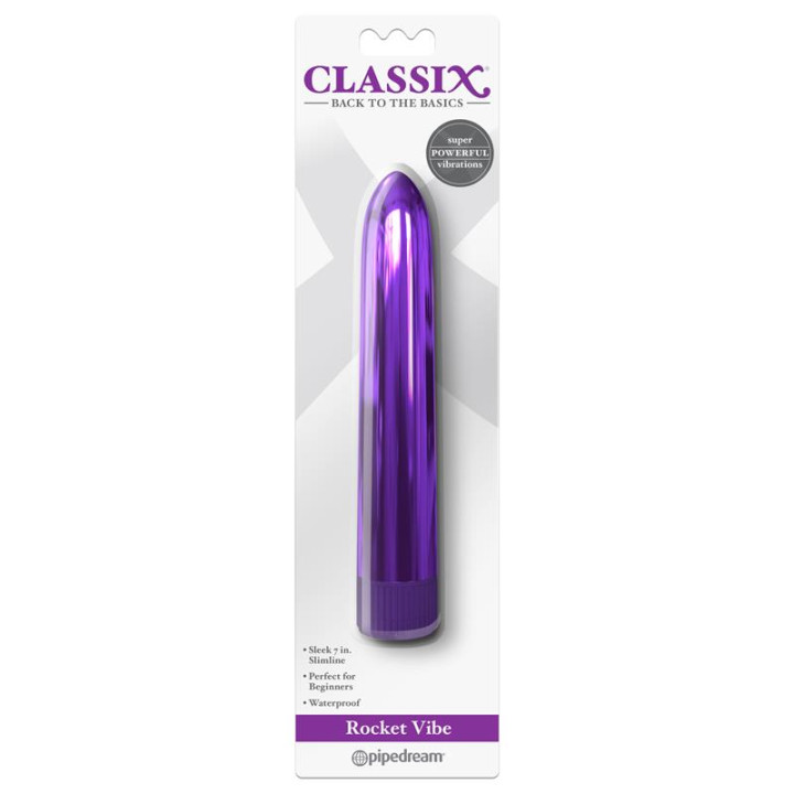 Bala Vibradora Púrpura Metálico 18 cm de Classix | VibraZon
