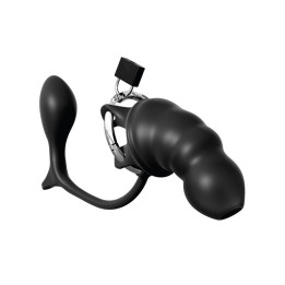 Jaula y Estimuldaor Anal Silcona Cock Blocker de Anal Fantasy Elite | VibraZon