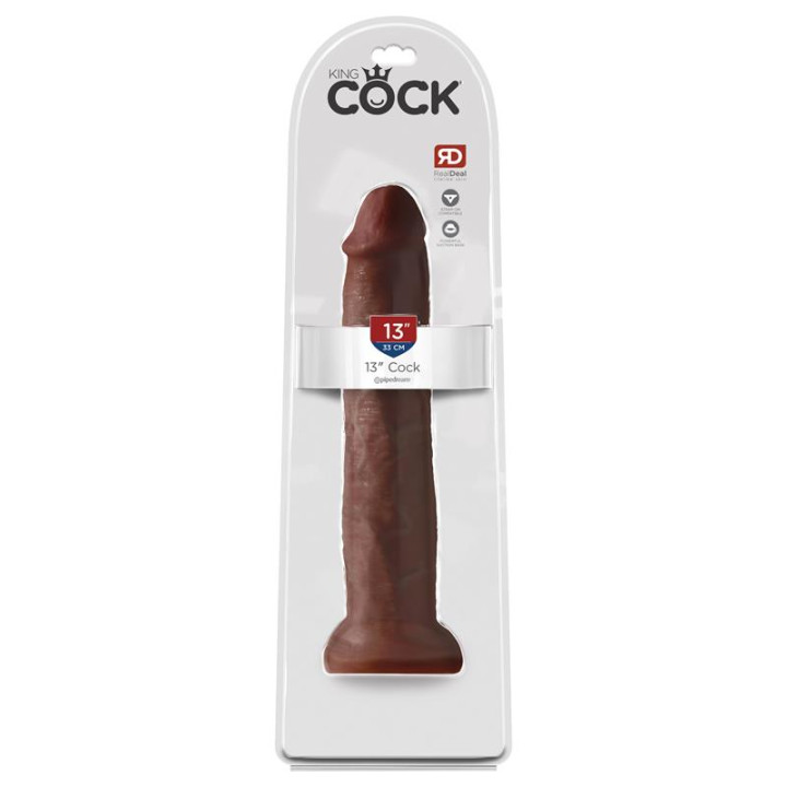 Dildo 13 Marron de King Cock | VibraZon