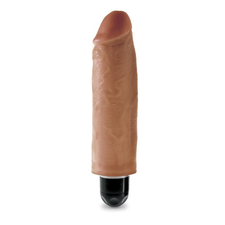 Vibrador Stiffy 6 Bronceado de King Cock | VibraZon