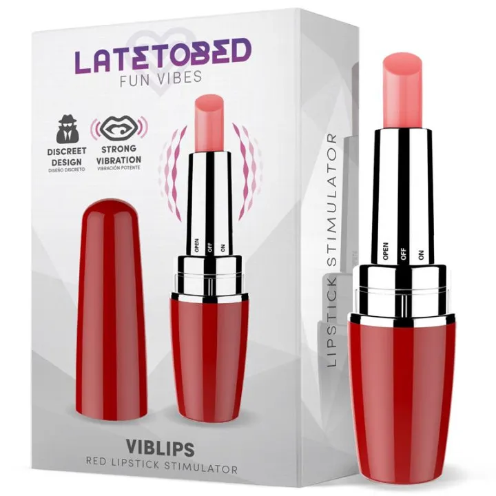 Viblips Estimulator Pintalabios Rojo de Latetobed