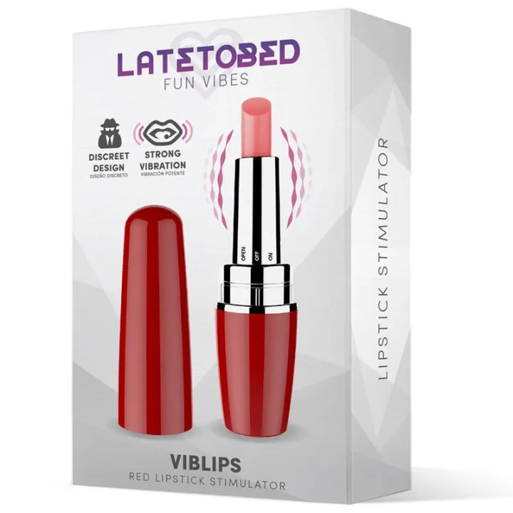 Viblips Estimulator Pintalabios Rojo de Latetobed