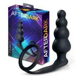 Timko Plug Anal con Anillo de Silicona de Afterdark