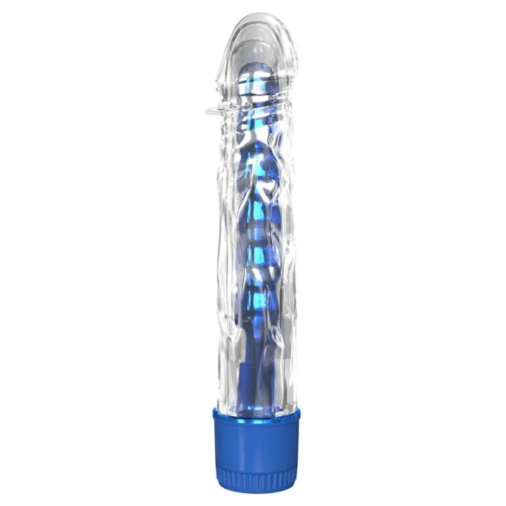 Vibrador Mr. Twister Azul Metálico 17 cm de Classix