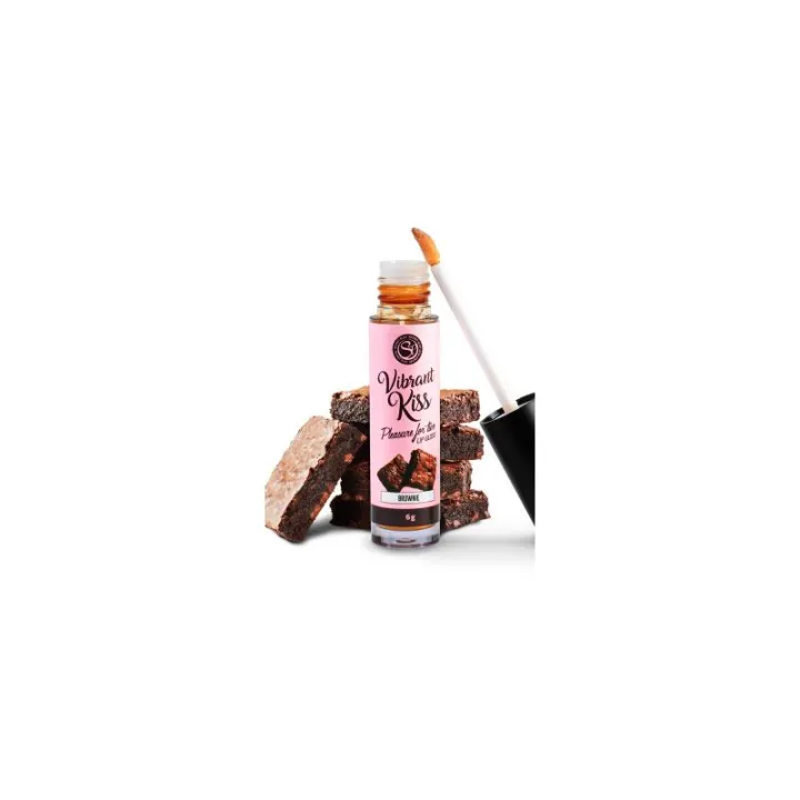Lip Gloss Vibrant Kiss Sabor Brownie de Secret Play