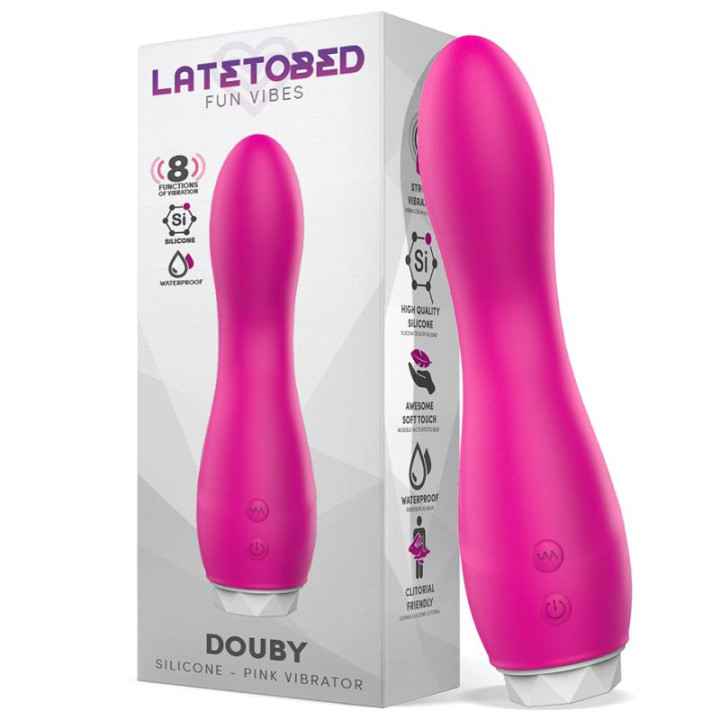 Douby Vibrador Silicona Rosa de Latetobed | VibraZon