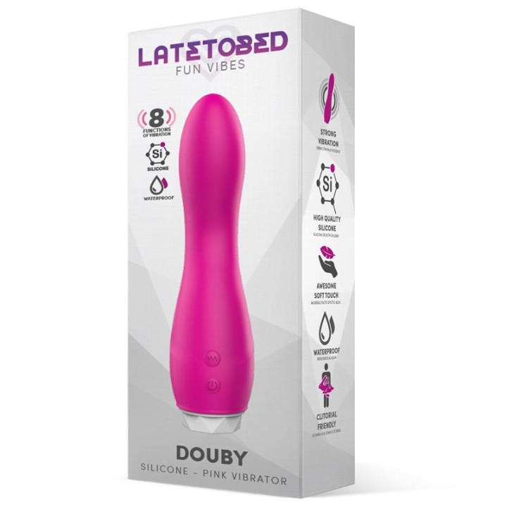 Douby Vibrador Silicona Rosa de Latetobed | VibraZon
