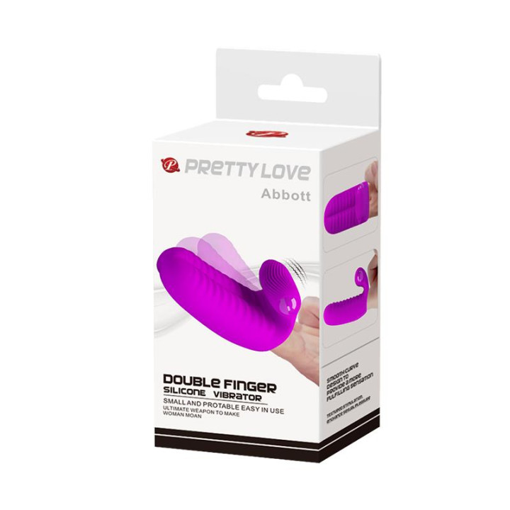 Funda para el Dedo Abbott Color Rosa de Prettylove | VibraZon