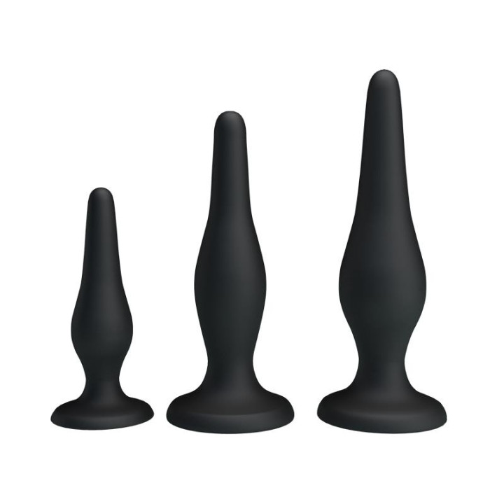 Butt Plug Set of 3 Clave 35 de Prettylove | VibraZon