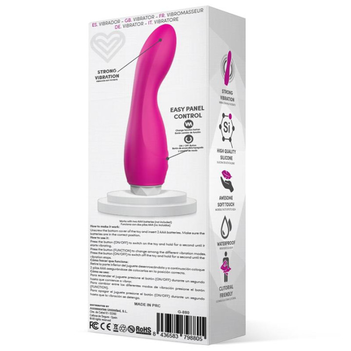 Douby Vibrador Silicona Rosa de Latetobed | VibraZon