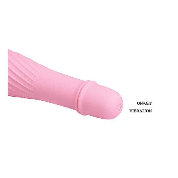 Estimulador Solomon Rosa Claro CL90 de Prettylove | VibraZon