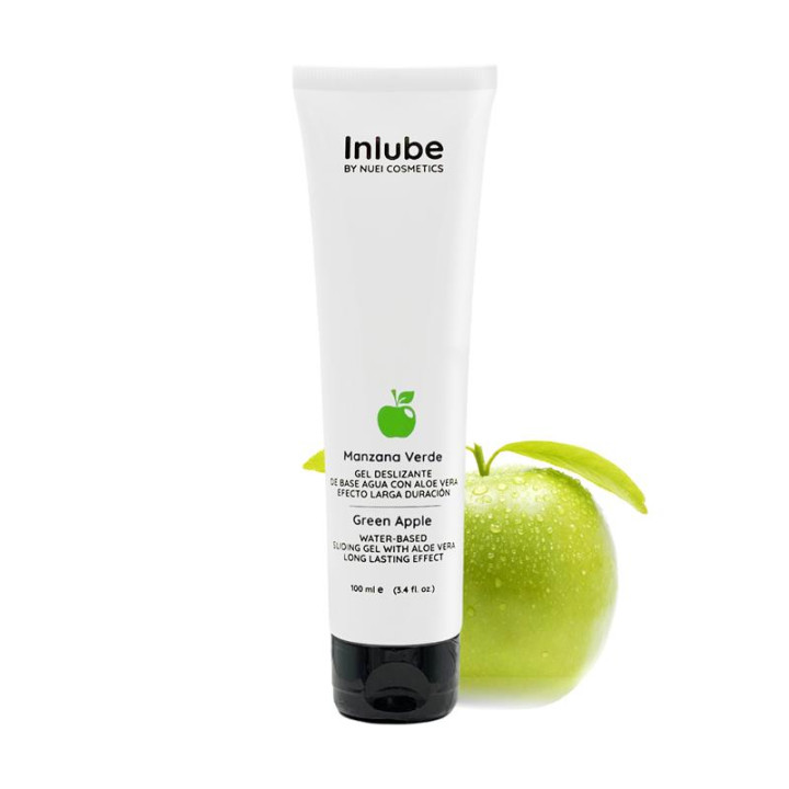 Lubricante a Base de Agua Manzana Verde 100 ml de Nuei Cosmetics | VibraZon