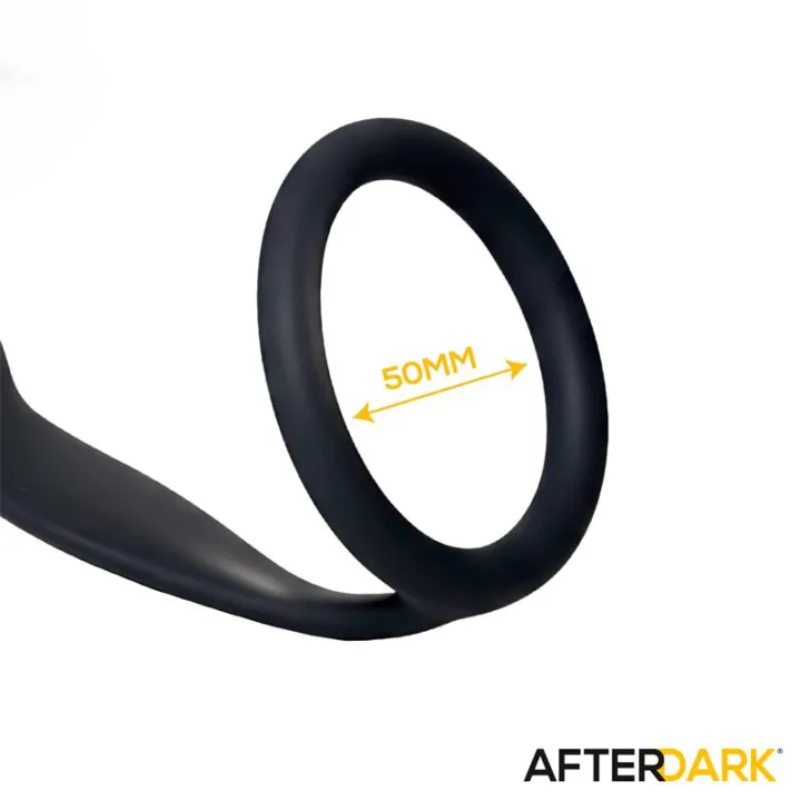 Timko Plug Anal con Anillo de Silicona de Afterdark
