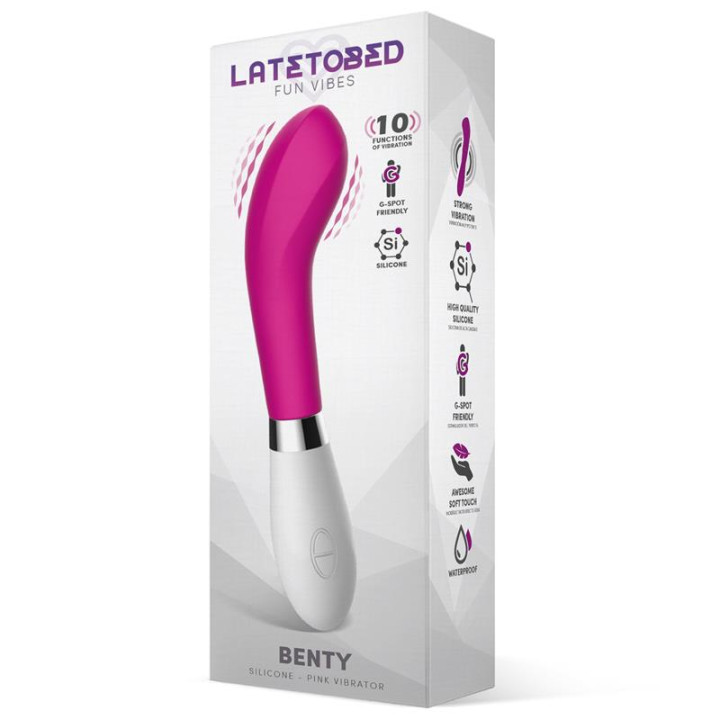 Benty Vibrador Silicona Rosa de Latetobed | VibraZon