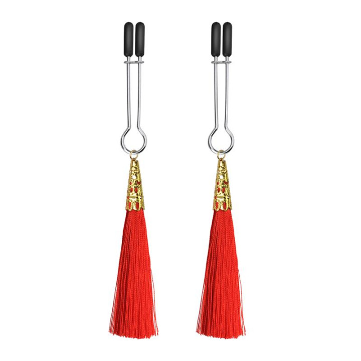 Pinzas para Pezones Rojo de Lovetoy | VibraZon