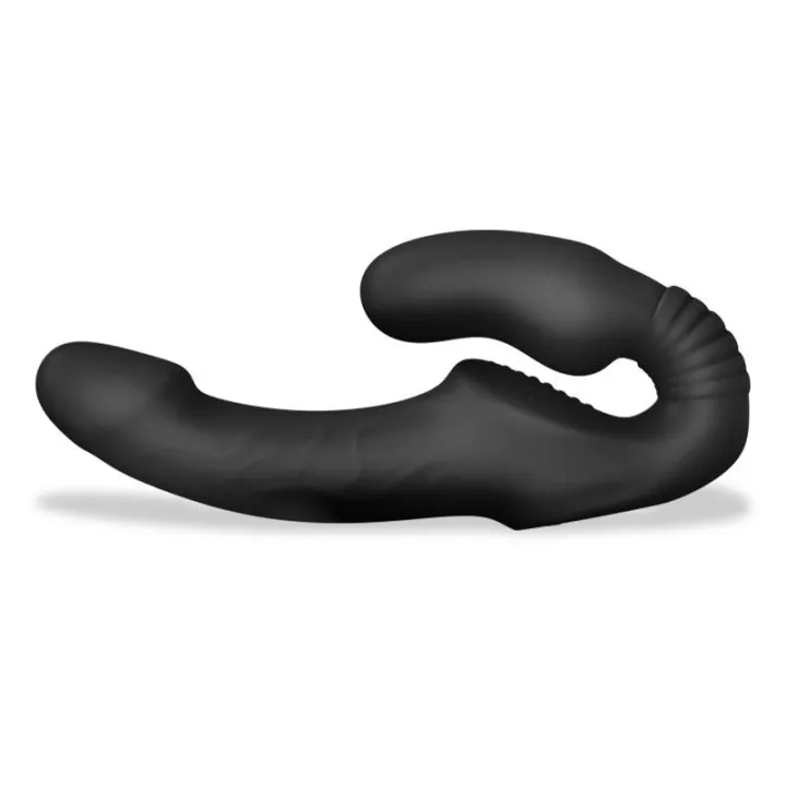 Strap on Vibrador Doble sin Arnés con Control Remoto de Intoyou