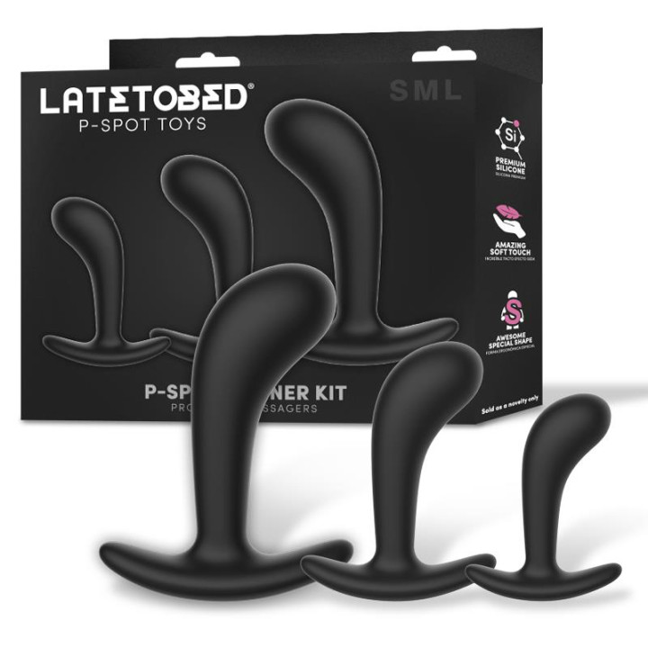 Set de 3 Masajeadores Prostáticos de Latetobed | VibraZon
