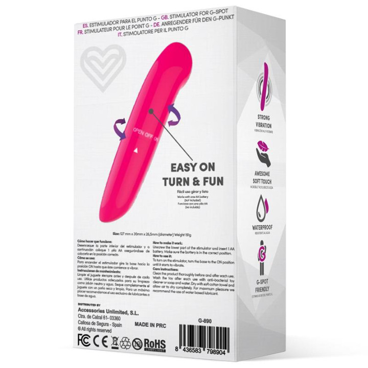 Denzel Estimulador Easy Quick Rosa de Latetobed | VibraZon
