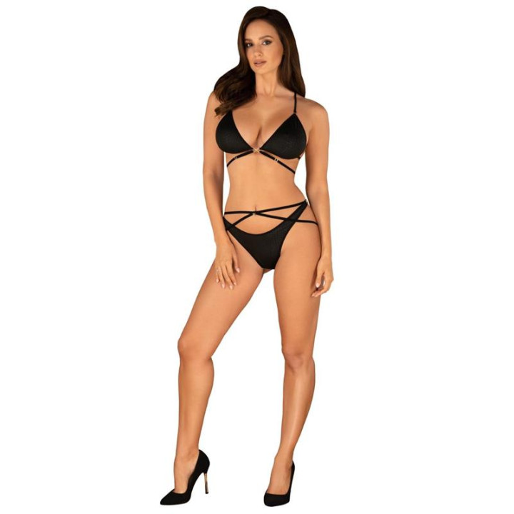 Cobra Nive Set Sujetador y Braguitas de Obsessive | VibraZon
