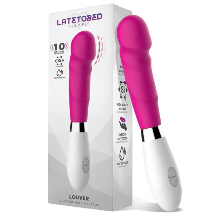 Louver Vibrador Silicona Rosa de Latetobed