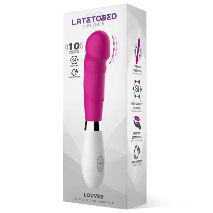 Louver Vibrador Silicona Rosa de Latetobed