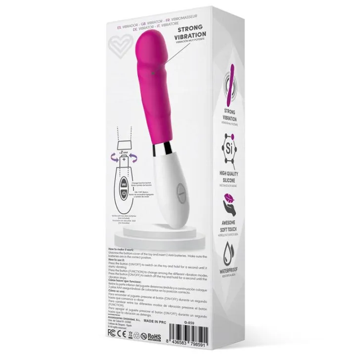 Louver Vibrador Silicona Rosa de Latetobed