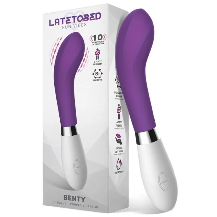 Benty Vibrador Silicona Púrpura de Latetobed