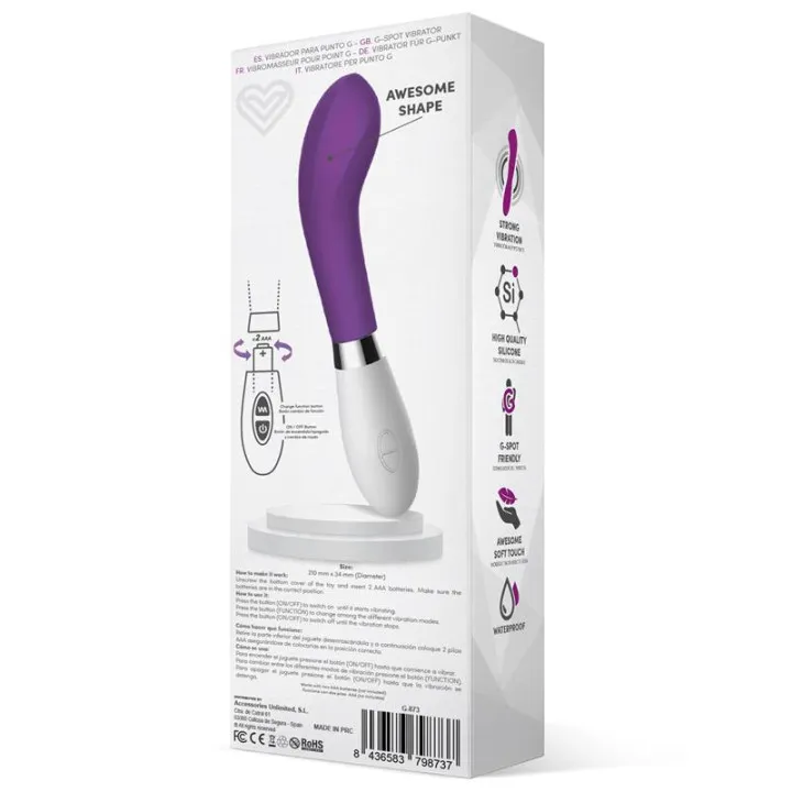 Benty Vibrador Silicona Púrpura de Latetobed