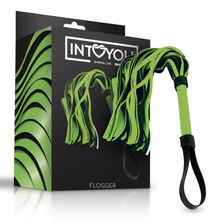 Flogger que Brilla en la Oscuridad de Intoyou Shining Line | VibraZon
