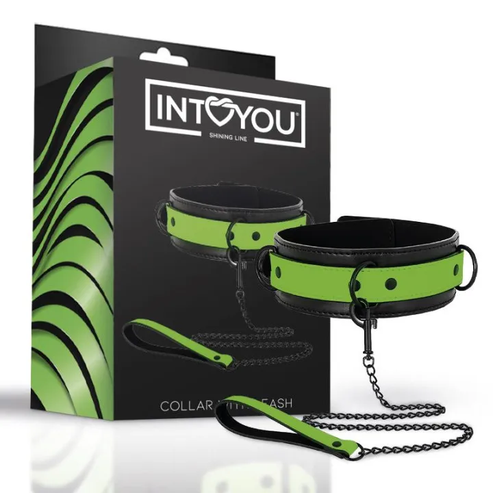 Collar con Correa que Brilla en la Oscuridad de Intoyou Shining Line