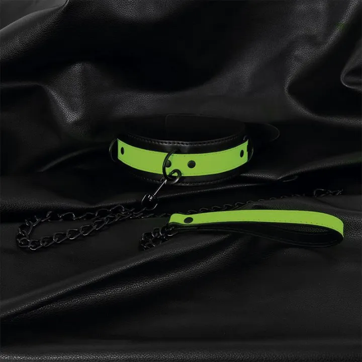 Collar con Correa que Brilla en la Oscuridad de Intoyou Shining Line