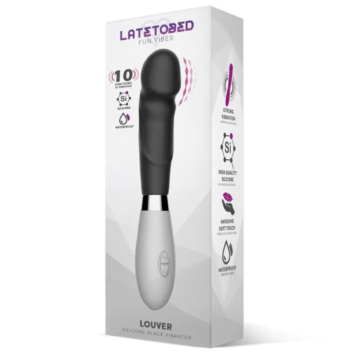 Louver Vibrador Silicona Negro de Latetobed