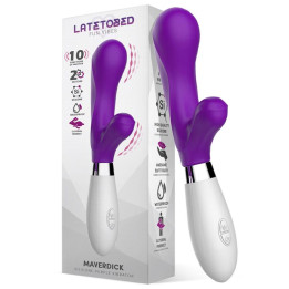 Maverdick Vibrador Silicona Púrpura de Latetobed | VibraZon
