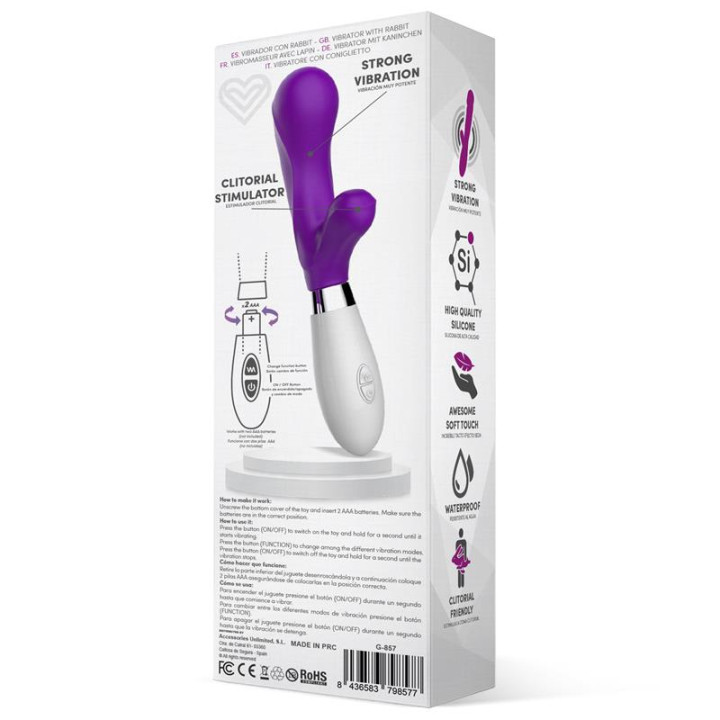 Maverdick Vibrador Silicona Púrpura de Latetobed | VibraZon