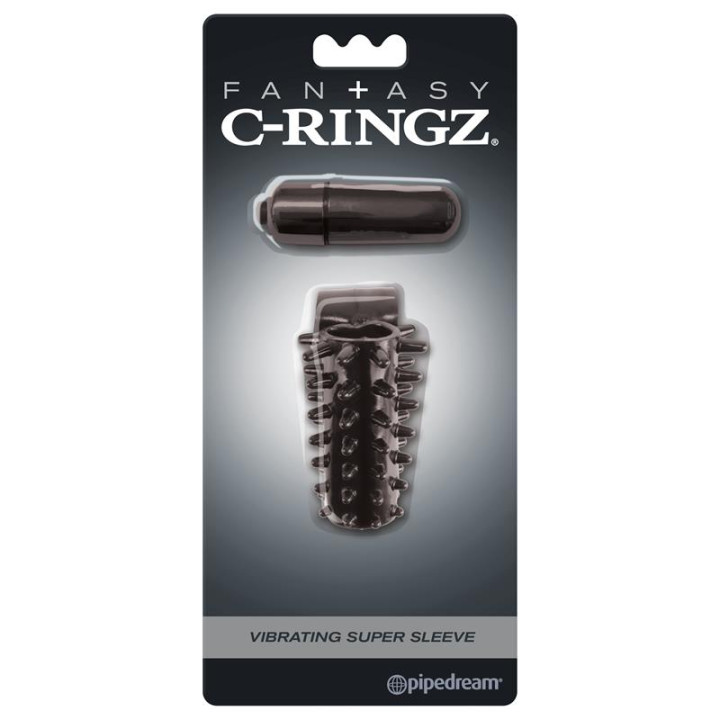 Fantasy C-Ringz Super Jaula Vibradora Negra | VibraZon