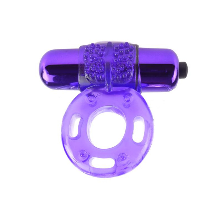 Anillo con Bala Vibradora Púrpura de Fantasy C-Ringz | VibraZon