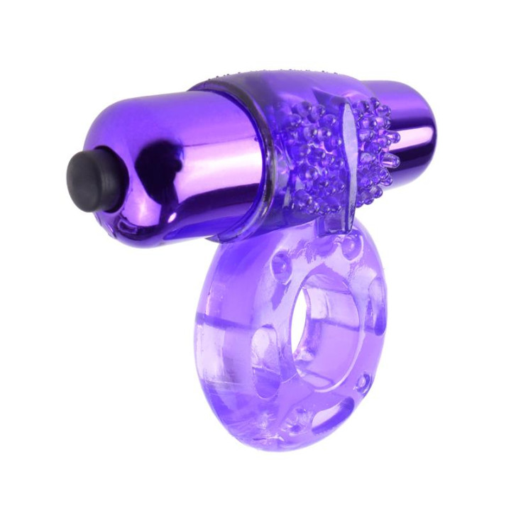 Anillo con Bala Vibradora Púrpura de Fantasy C-Ringz | VibraZon