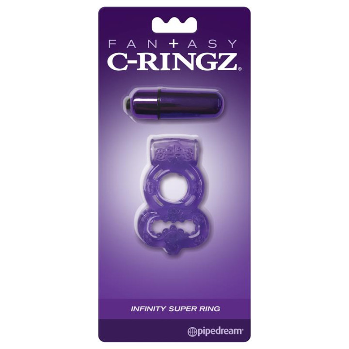 Fantasy C-Ringz Super Anillo Infinity Púrpura | VibraZon