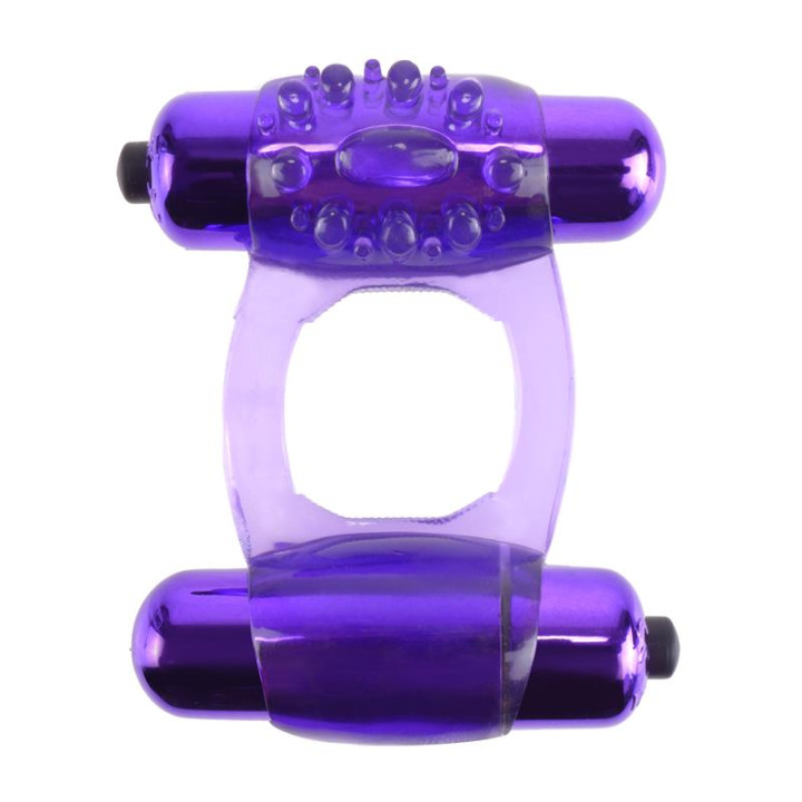 Fantasy C-Ringz Super Anillo Doble Vibración Púrpura | VibraZon