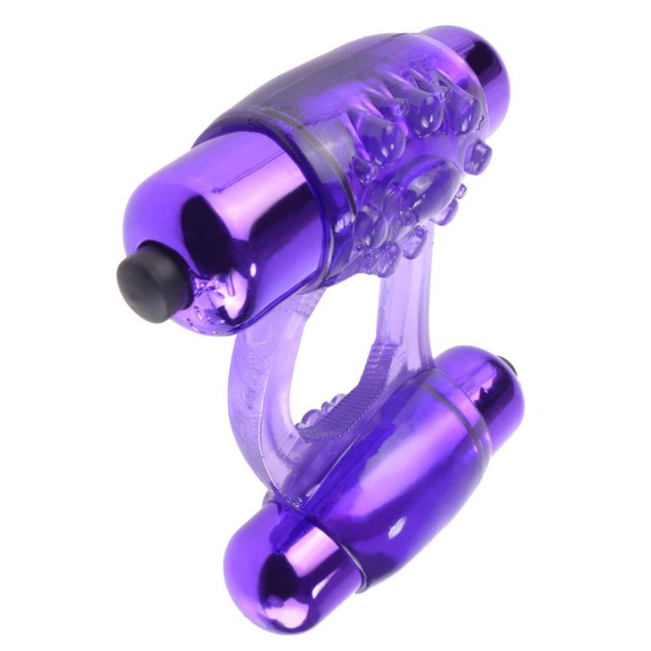 Fantasy C-Ringz Super Anillo Doble Vibración Púrpura | VibraZon