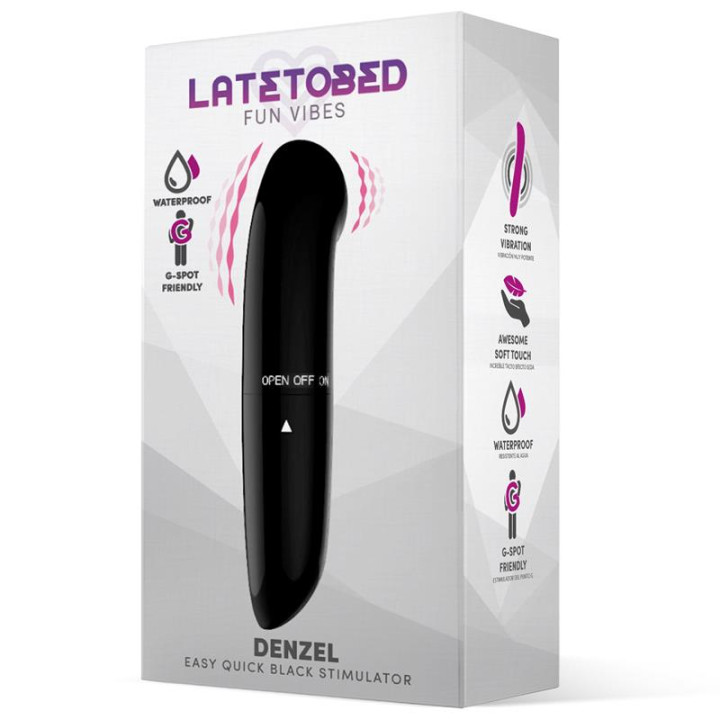 Denzel Estimulador Easy Quick Negro de Latetobed | VibraZon