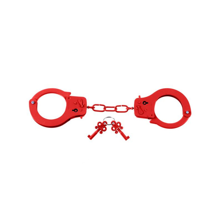 Esposas de Metal Designer Color Rojo de Fetish Fantasy Series | VibraZon
